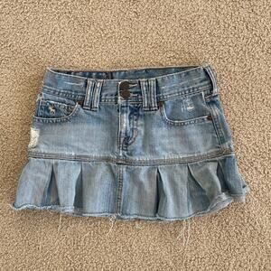 Y2K vintage Abercrombie & fitch denim skirt - size XS